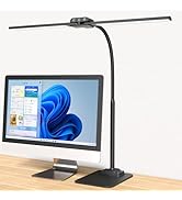 KableRika Desk Lamp Double Light: Bright Led Desk Lights for Home Office - Eye Care Reading Table...