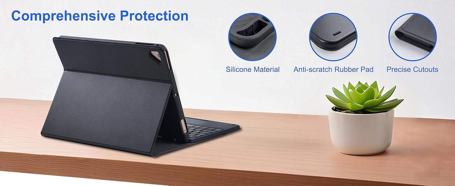 iPad 9.7 keyboard case-black-3