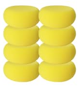 Hapy Shop 24 Pack Round Painting Sponge Synthetic Artist Sponges Ceramic Sponges for Painting, Cr...