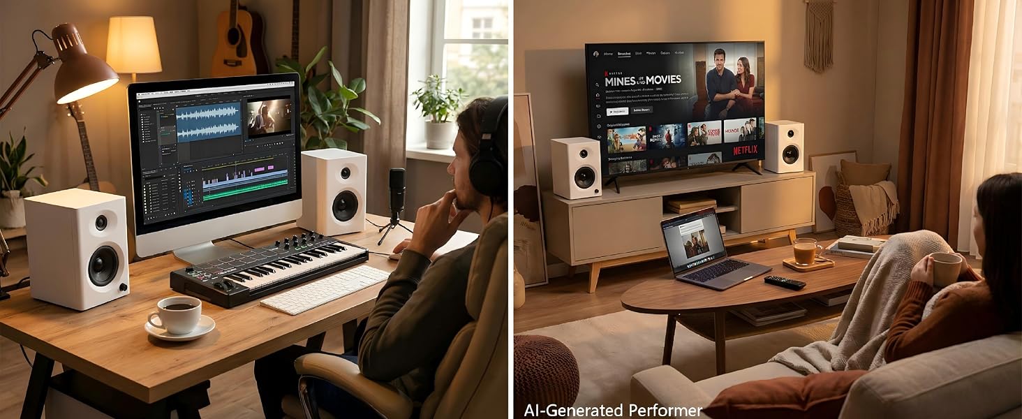 active studio monitor speakers
