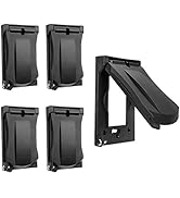 [5 Pack] BESTTEN Outdoor Outlet Wallplate Cover for GFCI and Decor Receptacle, Weatherproof, Vert...