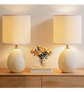 Dawnwake 18.5" Table Lamps Set of 2 for Living Room Bedroom, Bedside Lamps for Night Stands, Desk...