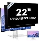 [2 Pack] 22 Inch Computer Privacy Screen for 16:10 Aspect Ratio Widescreen Monitor, Eye Protectio...