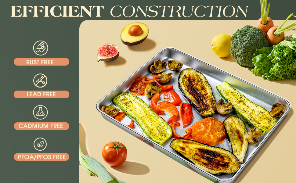 stainless steel baking sheet