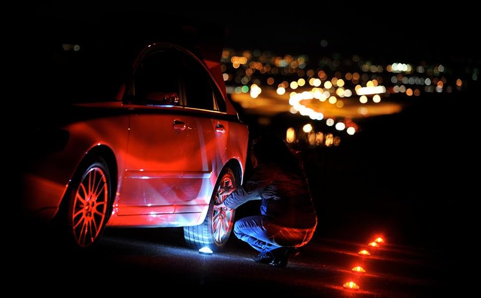 emergency auto kit emergency road flares LED