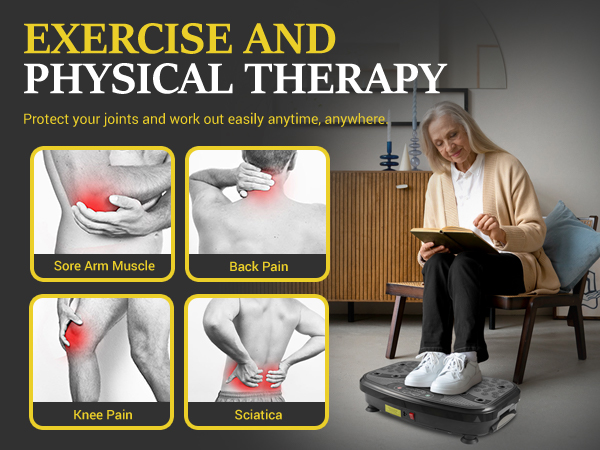 Vibration Plate Exercise Machine for Home Gym