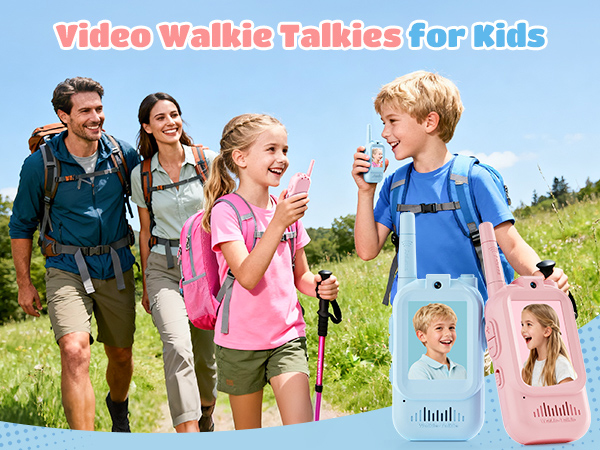 Video walkie talkies for kids