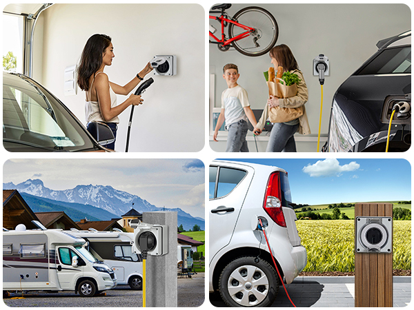 50 Amp RV Power Outlet Box