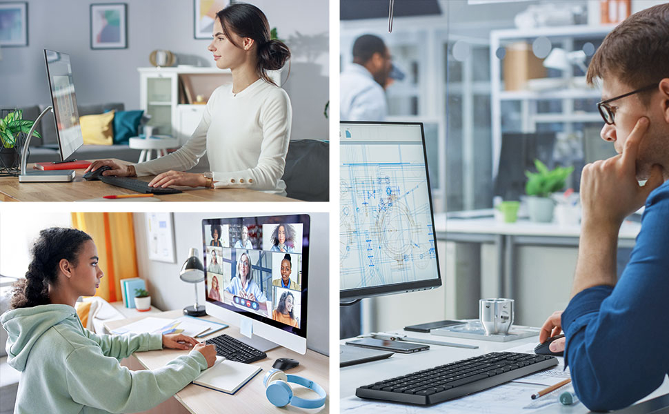 wireless keyboard for laptop work student Computer Cordless Keyboard 2.4G USB receiver