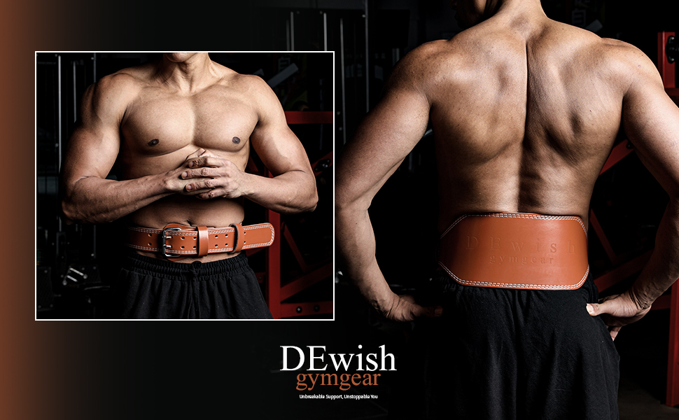Leather Weightlifting Belt