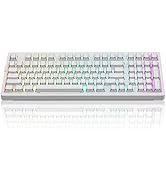 ZORNHER ZH980 Wireless Mechanical Keyboard,95% White Creamy Keyboard with Number Pad,Hot-Swappabl...