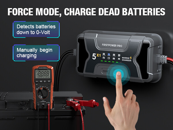 1 bank charger for boat
