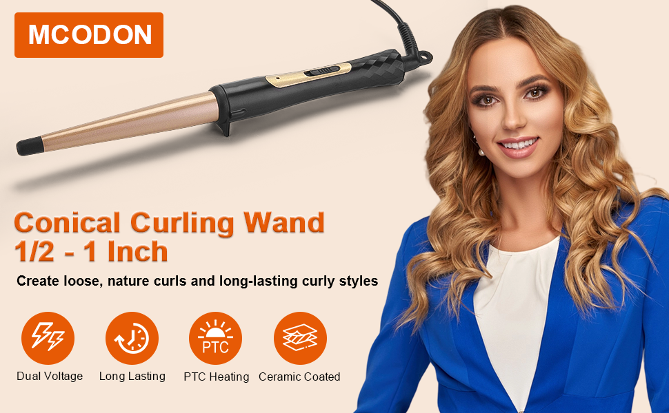 Tapered Curling Wand
