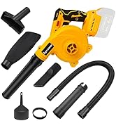 byczone Cordless Leaf Blower for Dewalt 20V Max Battery, Jobsite Air Blower with Brushless Motor,...