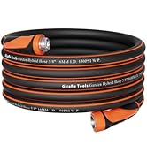 Giraffe Tools Garden Hose 50ft x 5/8", Water Hose Heavy Duty, Flexible, Lightweight Hybrid Hose w...