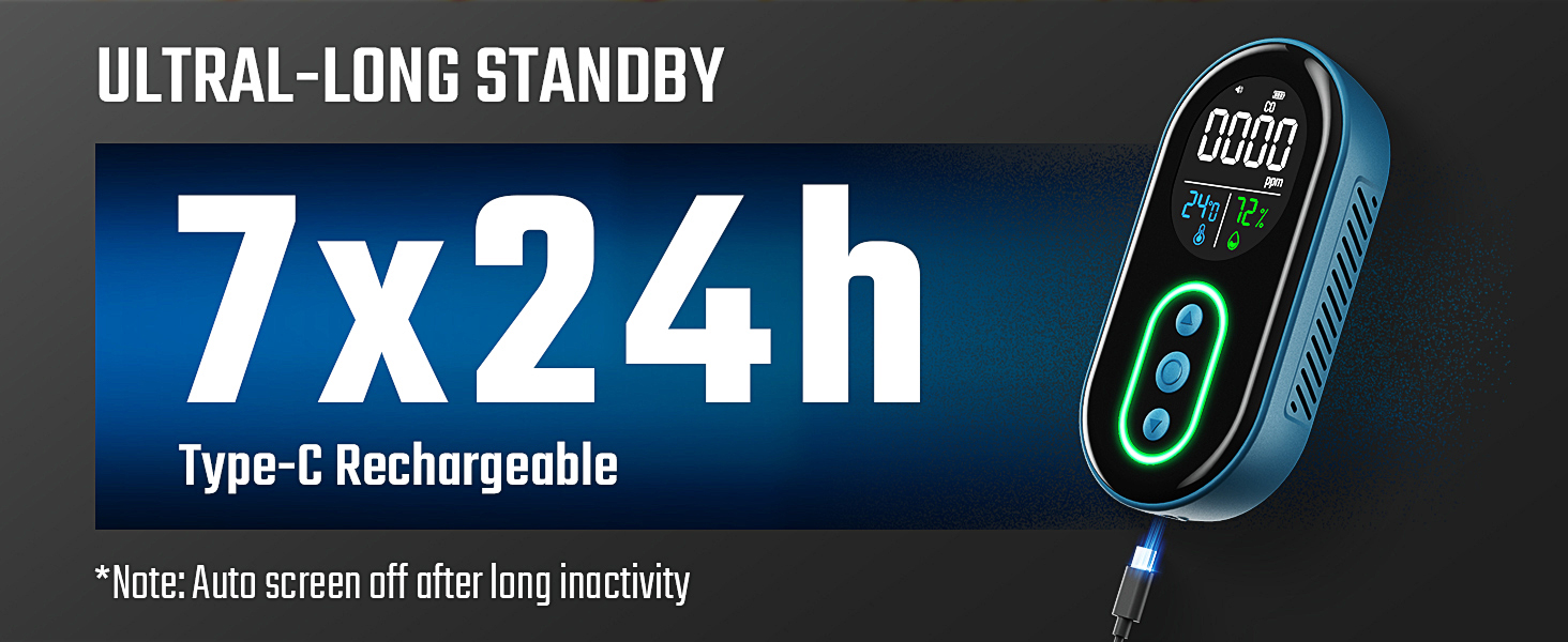 travel carbon monoxide detector portable