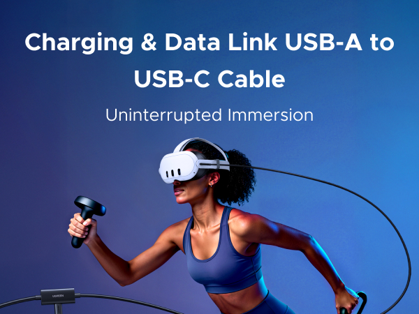 Charging &amp; Data Link USB A to USB C Cable