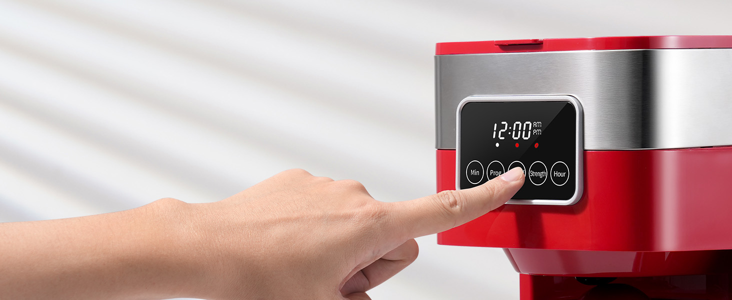 Touch Screen for Easy Use