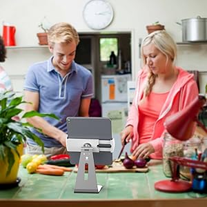 In the kitchen