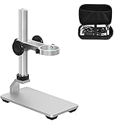 Ninyoon Universal Microscope Stand Pro, Stable Professional Aluminum Alloy Scope Base Holder Supp...