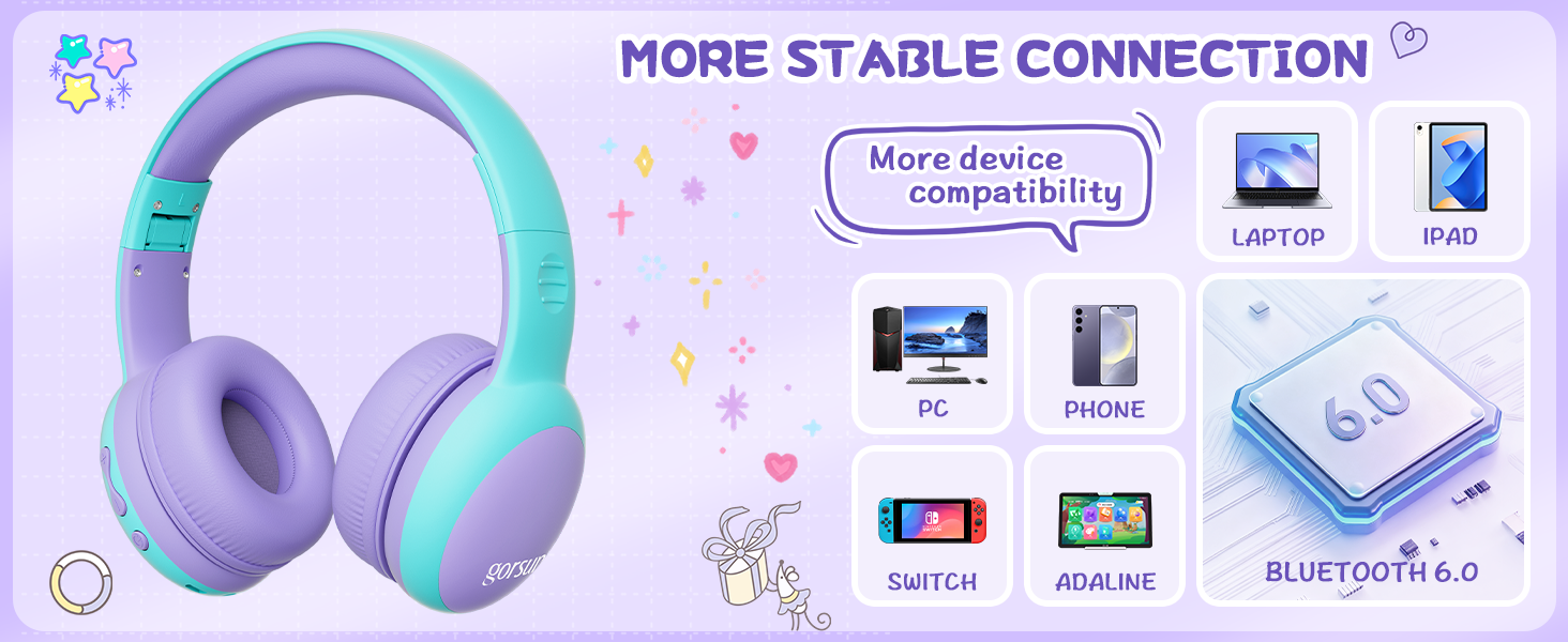 kids bluetooth headphones