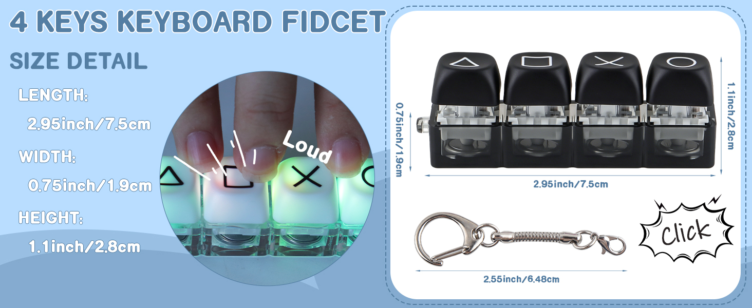 Keyboard Clicker Fidget