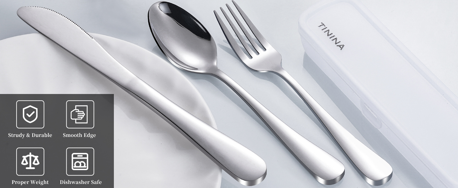 Travel Utensils with Case