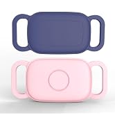 [2 Pack] Dog Collar Holder for Tile Pro 2024 Tracker, Waterproof Silicone case for Tile Life360 p...