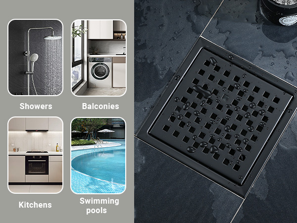 Square Shower Drain