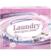 YUCO Laundry Pods Detergent - Hypoallergenic Laundry Pod - Powerful 3-in-1 Clean in One Step Ultr...
