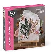 Craft Crush DIY String Art Craft Kit - Floral Interior Design DIY Activity for Teens &amp; Adults - C...