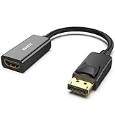 DisplayPort to HDMI, Benfei Gold-Plated DP Display Port to HDMI Adapter (Male to Female) Compatib...