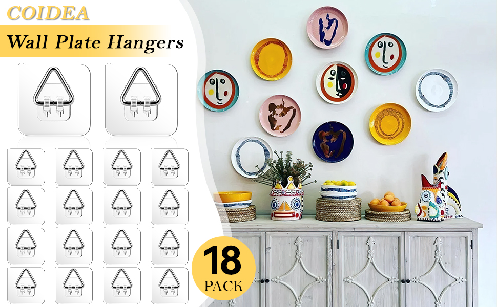 Plate Hangers for the Wall