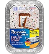 Reynolds Disposable Aluminum Cake Pans w/ Lid and Carrier, 13 x 9 inches, 1 count