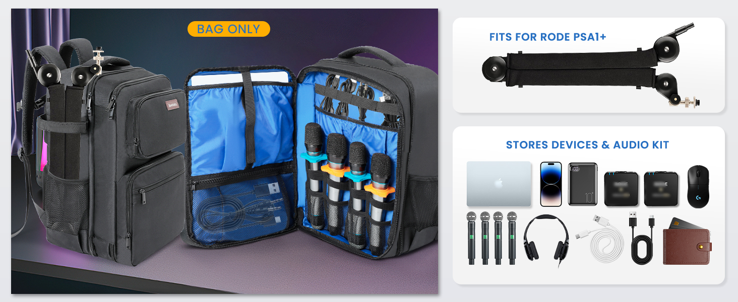 Audio Mixer Travel Case Bag