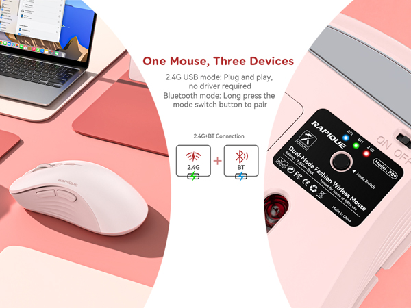 RAPIQUE R09 Bluetooth Wireless Mouse