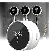 Toothbrush Holders Cleaner &amp; Dryer for Bathroom - Mirror Wall Mounted [Rechargeable, Auto Sensor ...