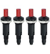 DALQUIS Push Botton Piezo Igniter, One Outlet Plug Push Button Ceramic Igniter, Piezo Spark Ignit...