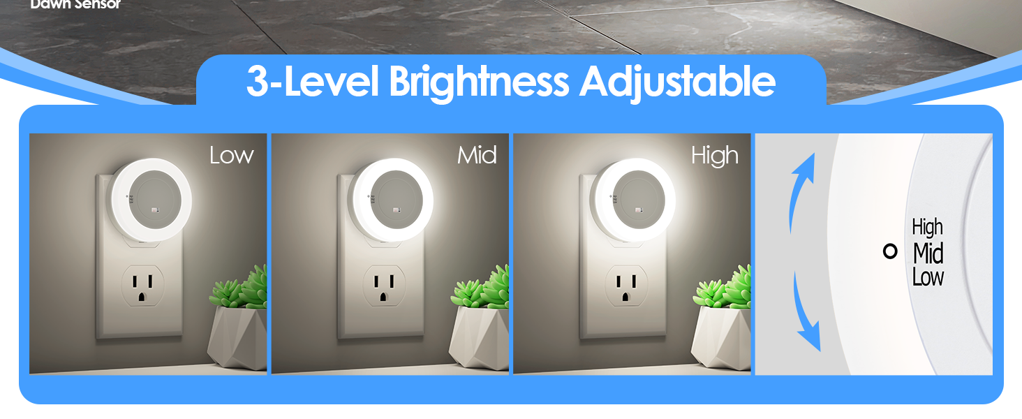 night light plug into wall