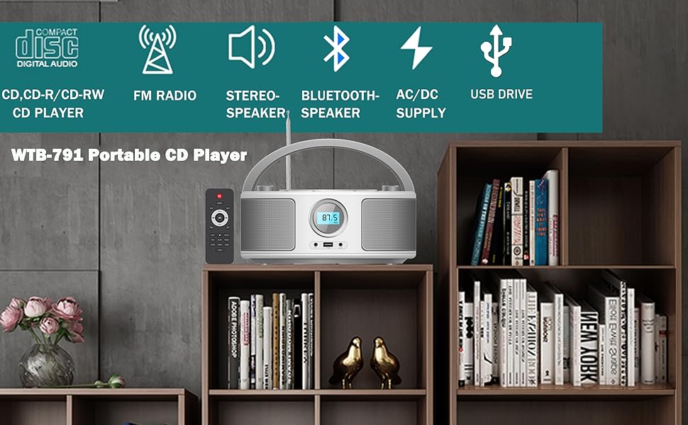 radio cd player boombox