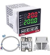 Twidec/MV100-B10 Digital Display PID Temperature Controllers Thermostat Regulator AC 85V - 265V M...