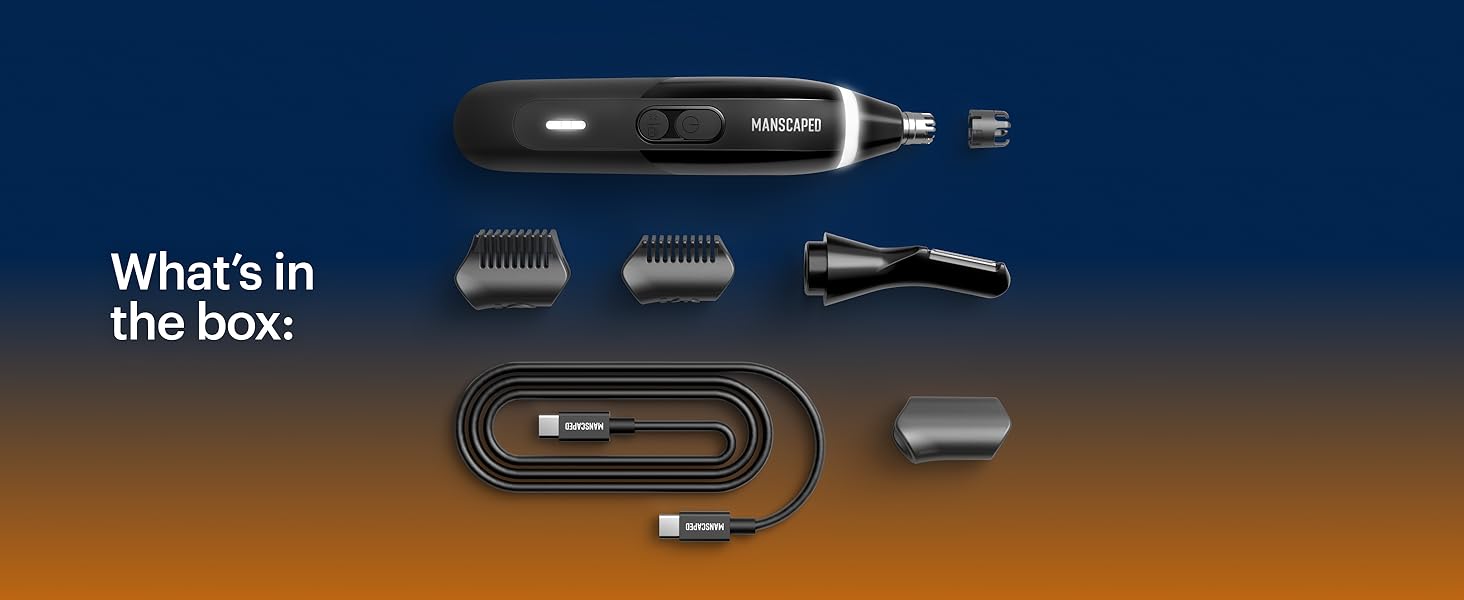 manscaped weed whacker nose ear hair trimmer eyebrow mens