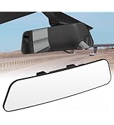 JOYTUTUS Rear View Mirror for Tesla Cybertruck, Wided Panoramic Convex Rearview Mirror, Interior ...