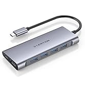 LENTION USB-C Multi-Port Hub with 4K HDMI Output, 4 USB 3.0, Type C Charging Compatible 2022-2016...