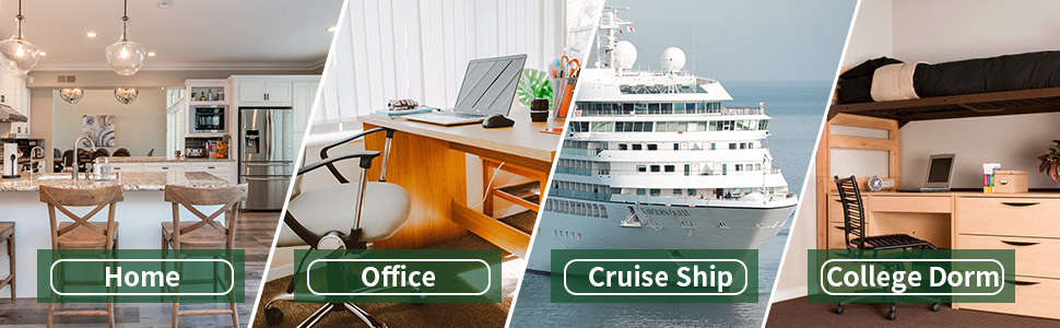 3 outlet indoor extension cord 6 feet 16/3 white extension cord 2prong