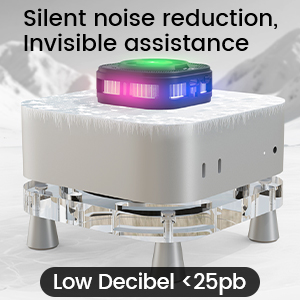 mac mini M4 Pro stand accessories mount cooling Cooler Acrylic Desktop Holder Magnetic