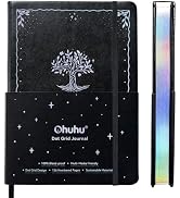 Ohuhu Bleedproof A5 Bullet Dotted Journal Notebook 126 Pages for Journaling | A5 Medium Size 5.9"...