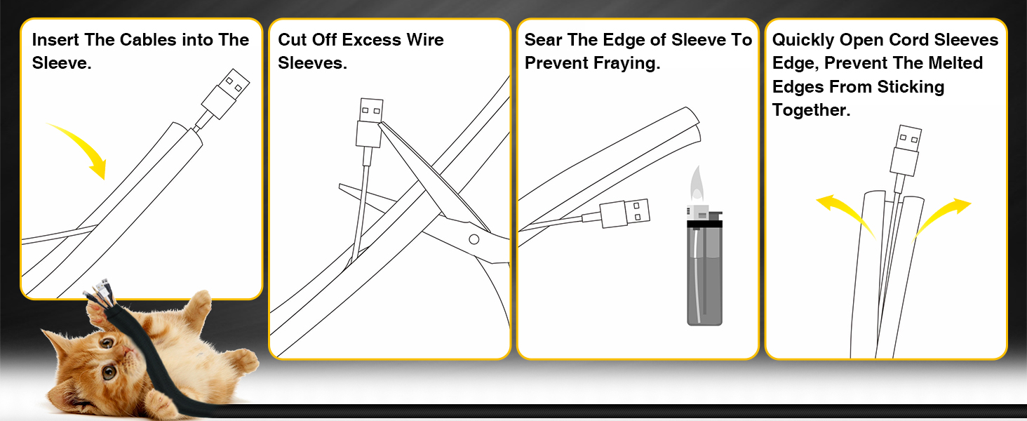 Split-Sleeve Wire Loom
