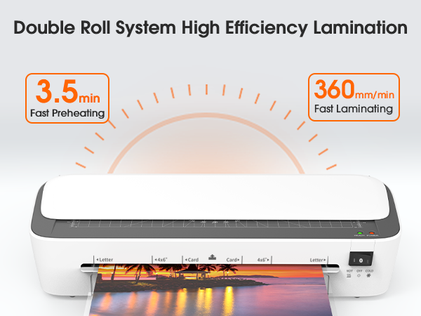 9&amp;#34; Letter Size 11 in 1 Laminator Machine with Laminating Sheets