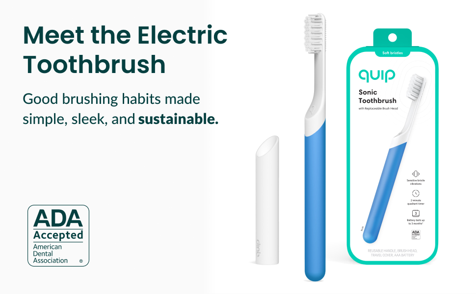 Meet the Rechargeable Electric Toothbrush. Simple and sleek.